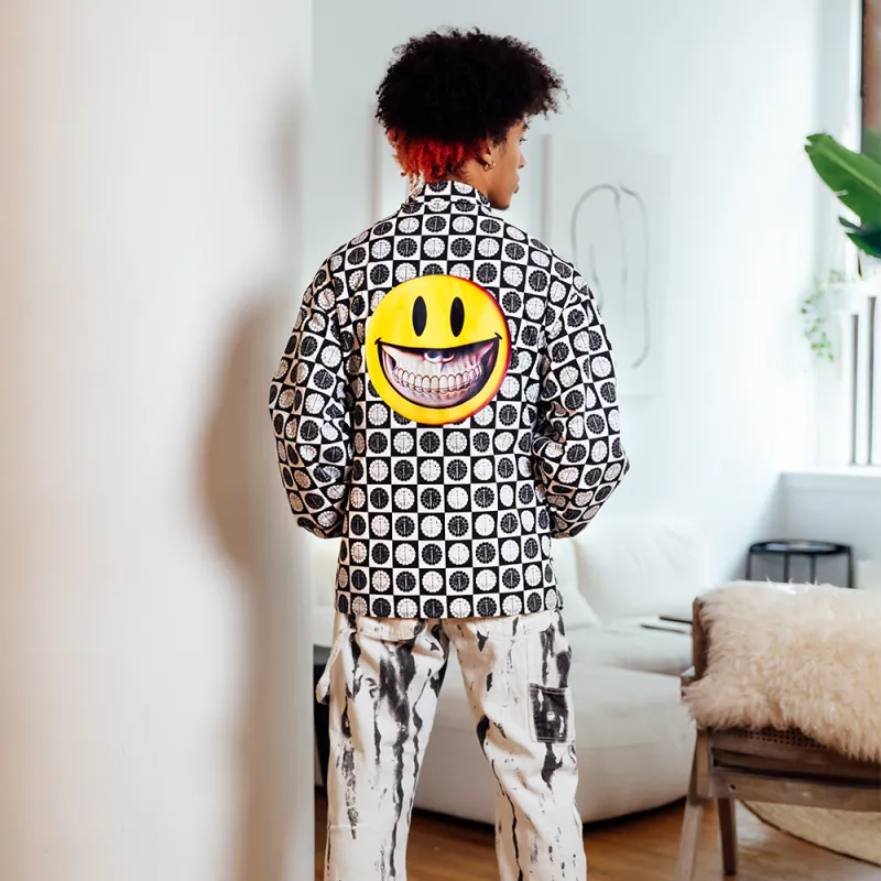 Ron English X SPRAYGROUND Jackets Unisex Silver Gray-3