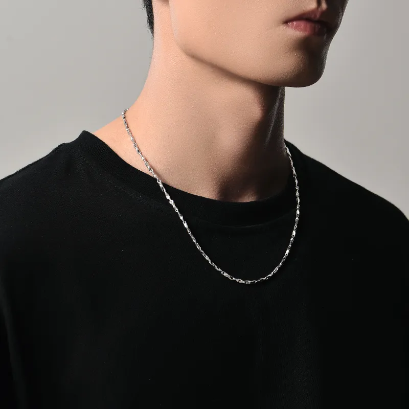 MYSH Sterling Silver Necklaces Men's-9