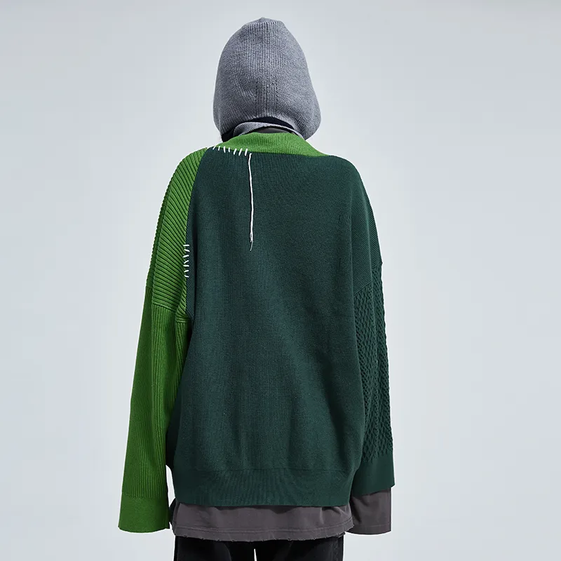 A SQUARE ROOT Sweater Unisex Grass Green-4