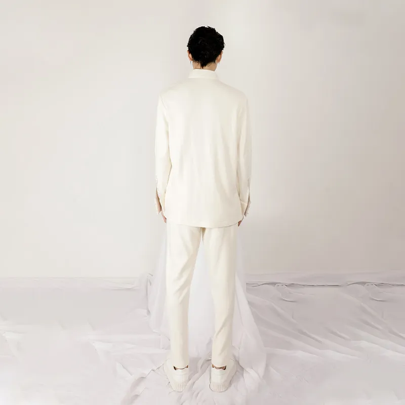 Cheng Jin Yi Bureau Jacket Men's White-2