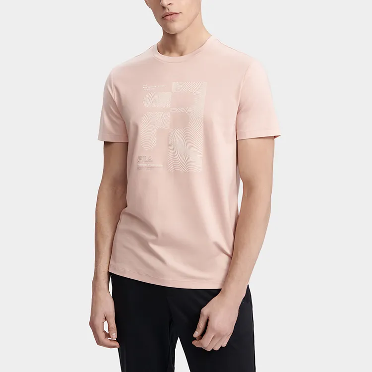 FILA T Shirt Men's Gray Honey Powder-4