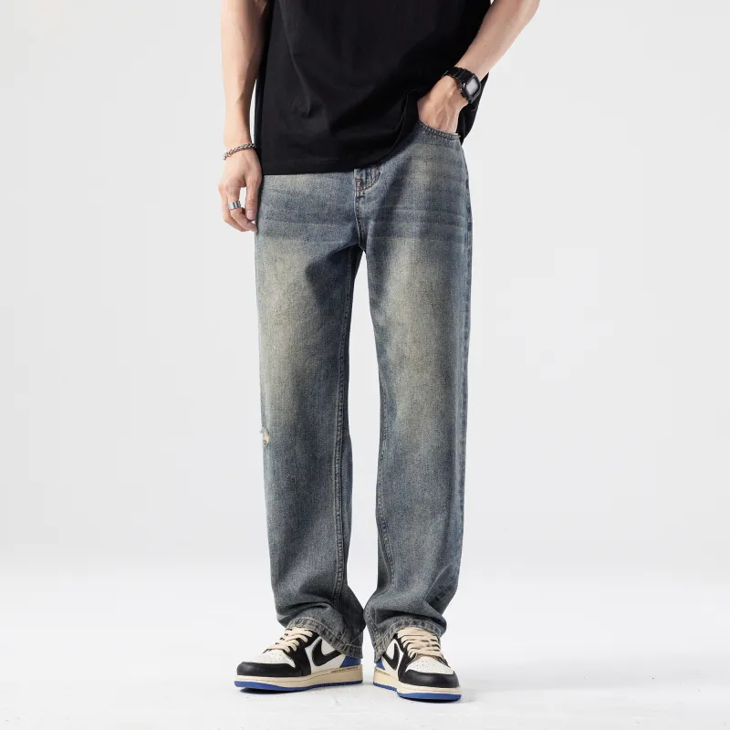 FAIRWHALE Jeans Unisex Denim Blue-2