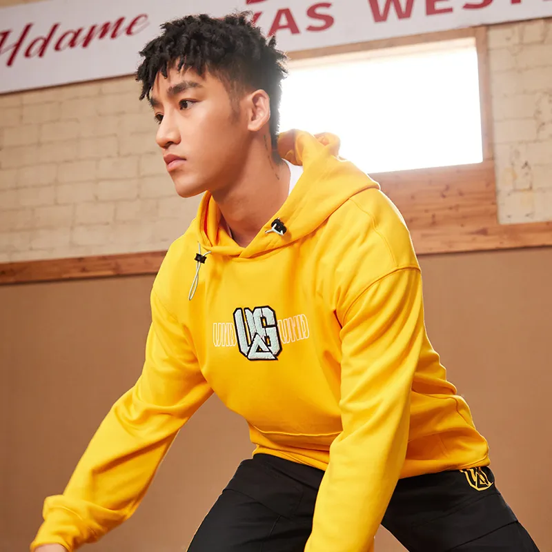 PEAK Sweatshirts Men Orange Yellow-3