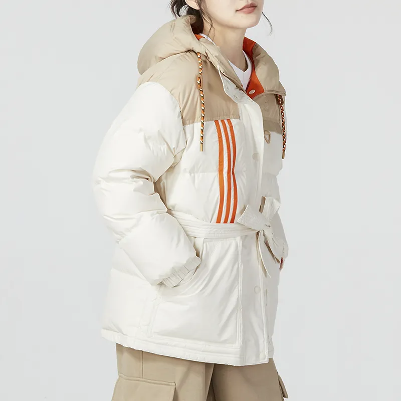 Adidas Down Jackets Women's Beige-3