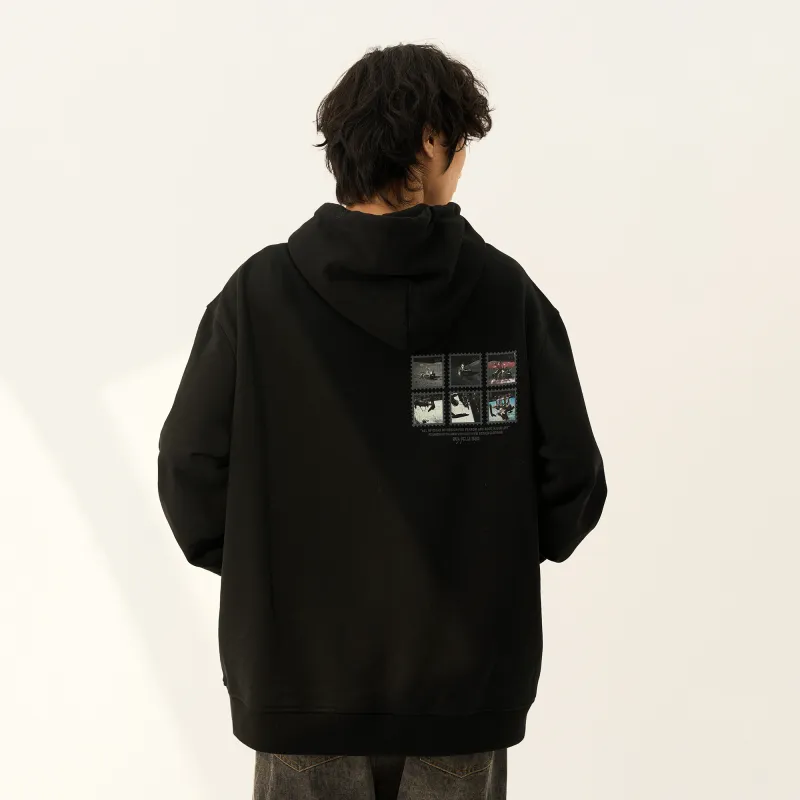 FEAROM Hooded Loose Fit Sweatshirt Unisex-8