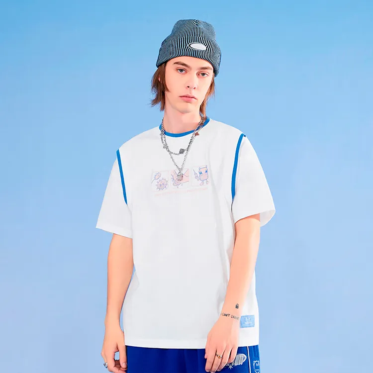 LAMLICKA Elbow Length Sleeved T Shirt Unisex-4