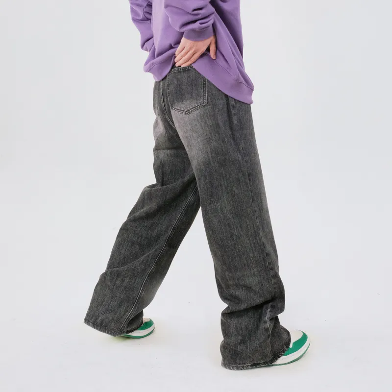 LBPC Straight Jeans Unisex Dark Gray-4
