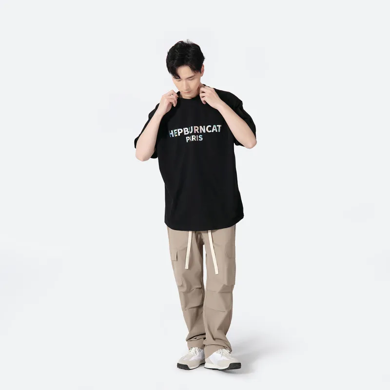 Hepburn Cat T-Shirts Unisex-3