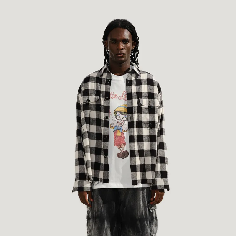 Charlie Luciano Shirt Unisex Black White-3