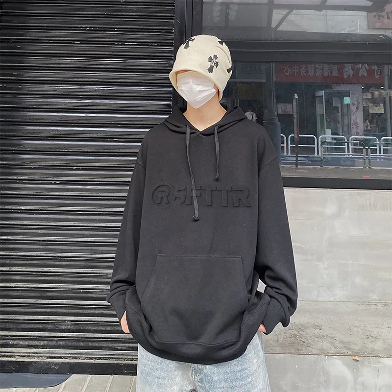 SFTTR Hooded Loose Fit Heavyweight Sweatshirt Unisex-11