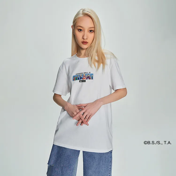 Dragon Ball X Lee Xline X Dragon Ball Z Co branded Series T Shirts Unisex White-5