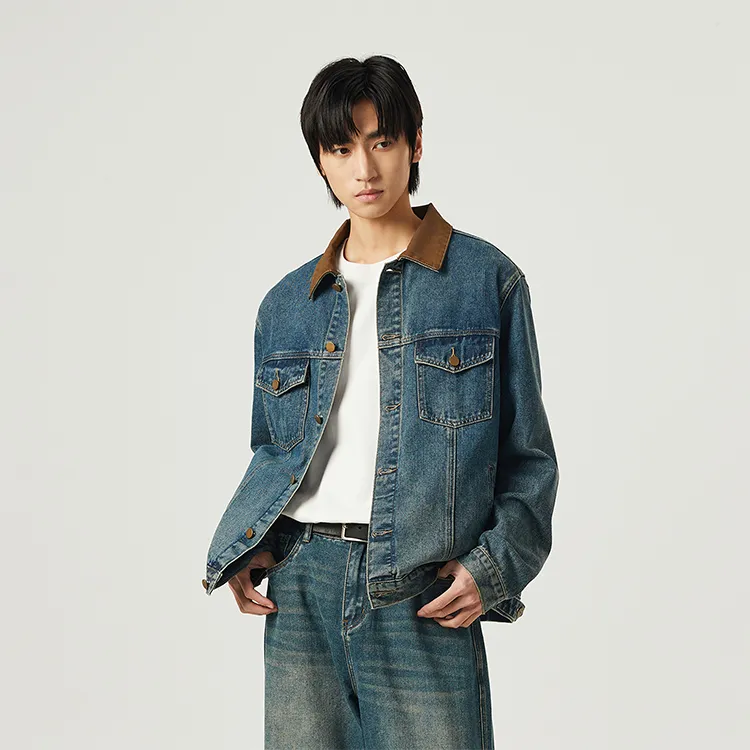 DIMC Denim Jackets Unisex Blue-3