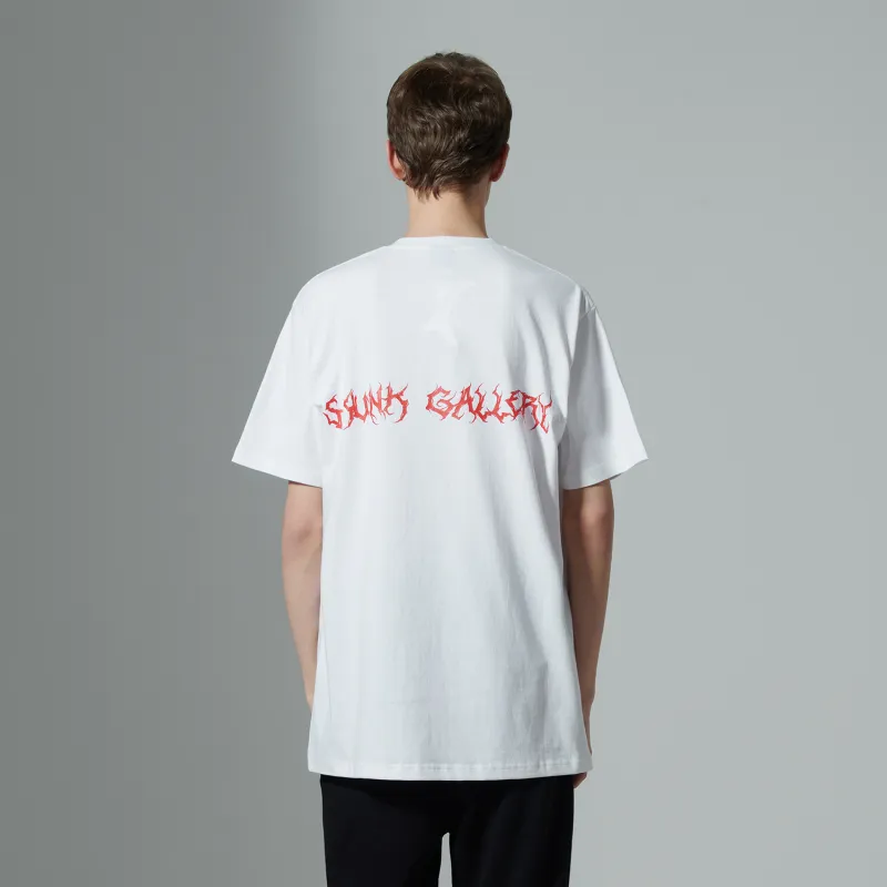SKUNK GALLERY T Shirt Unisex White-3