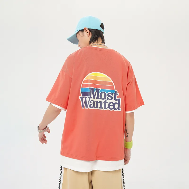 MostwantedLab MostwantedLab Classic Rainbow T Shirt Unisex-26