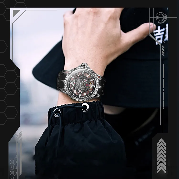 ROSDN Climber Xingji Collection Automatic Mechanical Movement Watch Men's Watches Silver Dial G2711-5