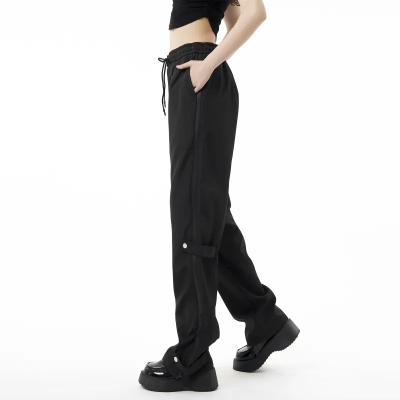 QYPRF Casual Pants Women's Black-4