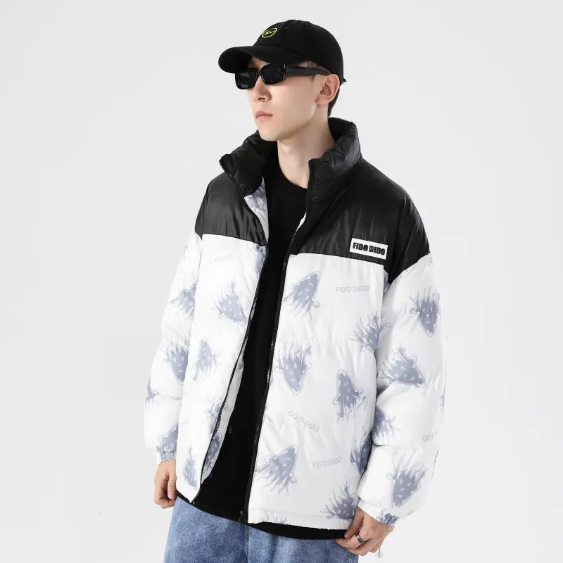 FIDO DIDO Puffer Jackets Unisex-2