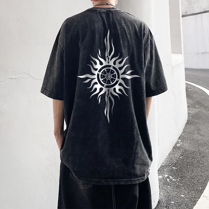 WHISTLEHUNTER Elbow Length Sleeved T Shirt Unisex Black-2