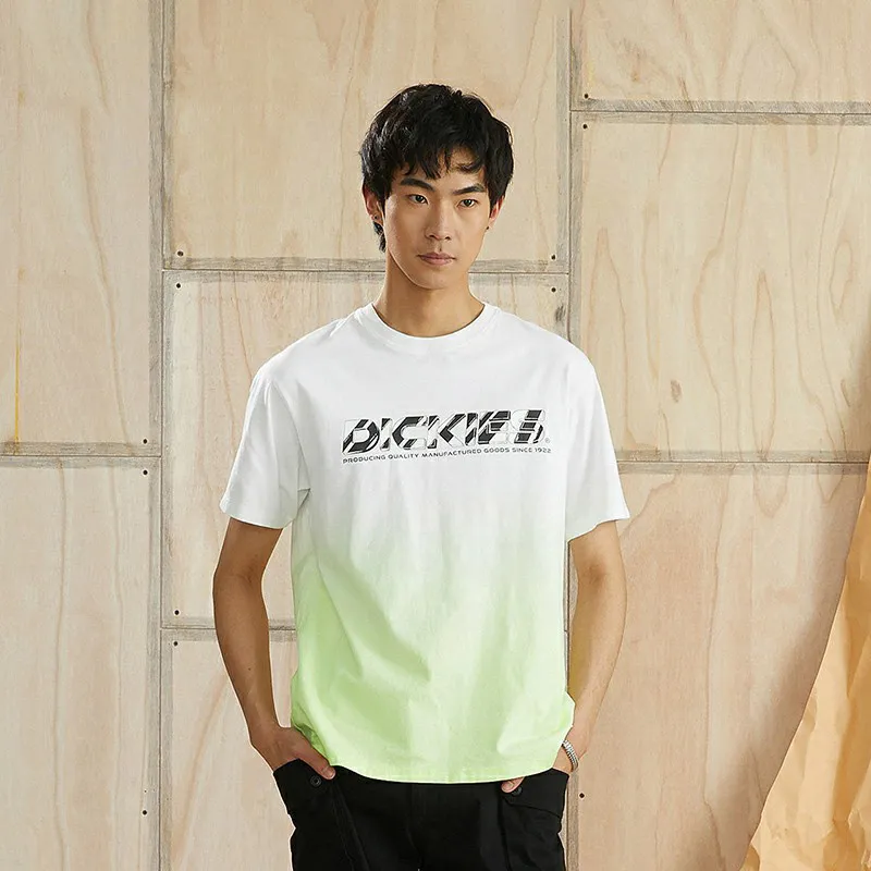 Dickies SS22 Straight T Shirt Unisex Yellow Green-2