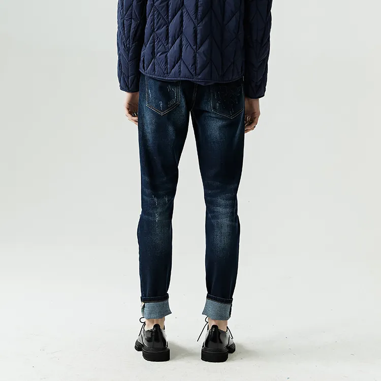 DAVID NAMAN Jeans Men Navy Blue-6