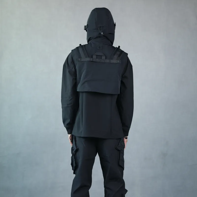 VIP Loose Fit Vest Unisex Black-5
