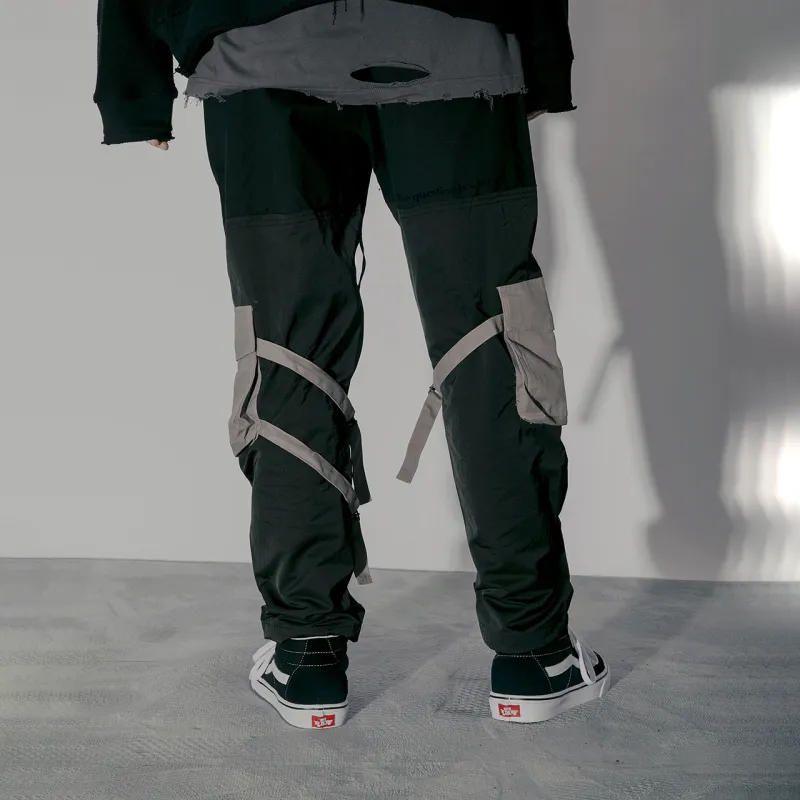 STNW Casual Pants Unisex Black-2