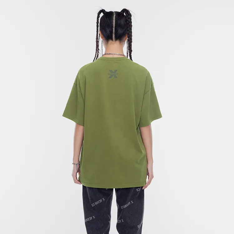 ED HARDY X T Shirts Unisex Green-4