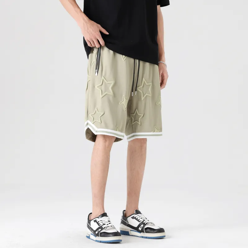 UNKNOWTAL Casual Shorts Unisex Gray Green-9