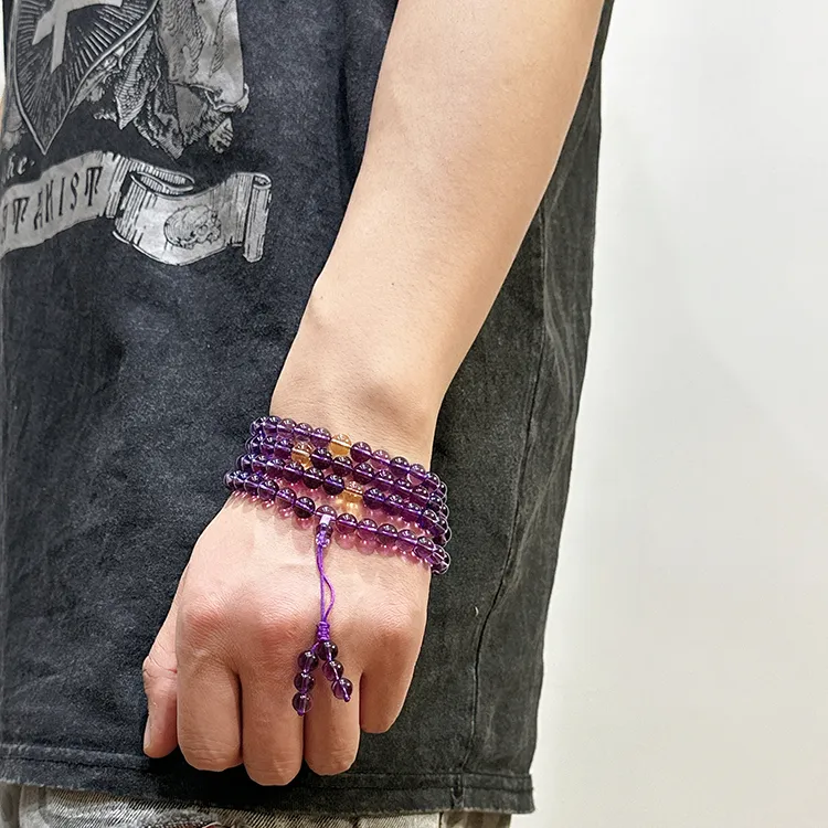 MOUNTAINS AND MANS Crystal Beaded Bracelet Men-7