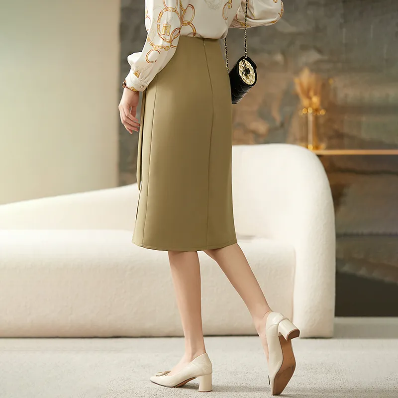 SENTUBILA Casual Long Skirts Women's-8