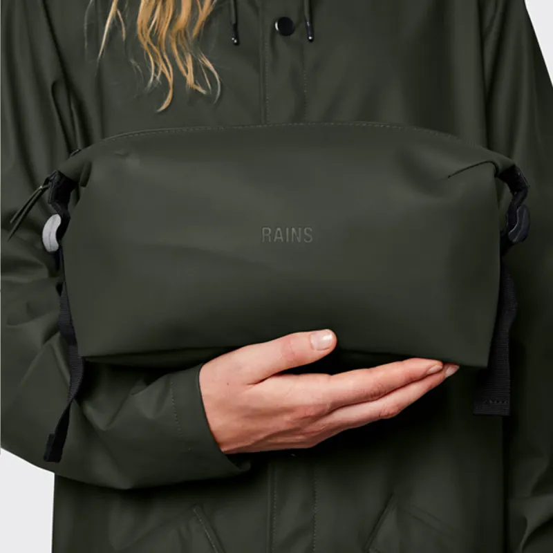 Rains Polyester Handbag Casual Bag Toiletry Bag Medium Size Unisex-4