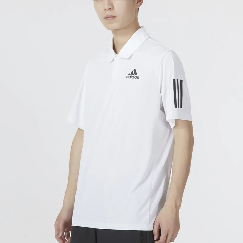Adidas Polo Shirts Men White-2
