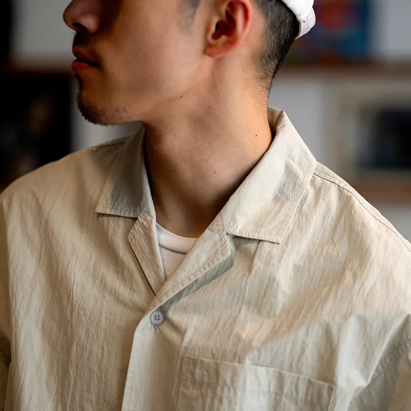 URBAN STANDARD Shirts Men Ecru-6