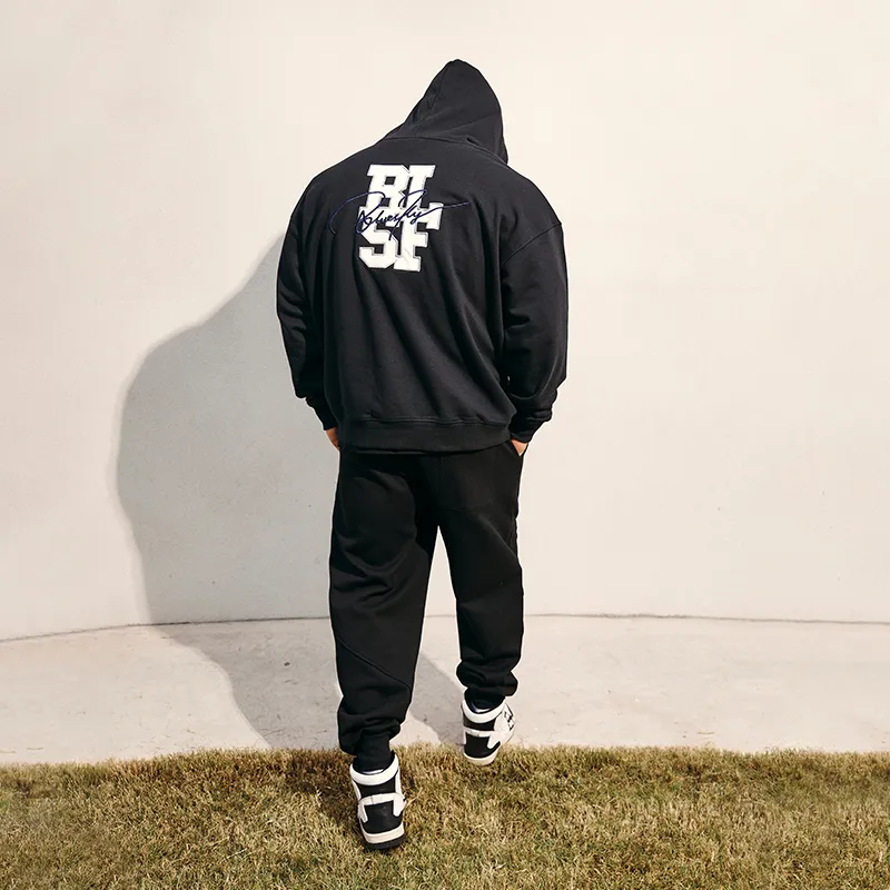 BLUESFLY Sweatshirts Men Black-4