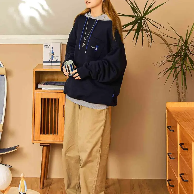 Nautica White Sail Nautica X POPBOY Sweatshirts Unisex-17