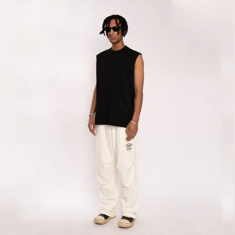 EMPTY REFERENCE Pants Unisex Ecru-4