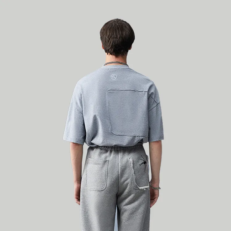 RICKYOUNG SS22 T-Shirt Unisex Heather Gray-2