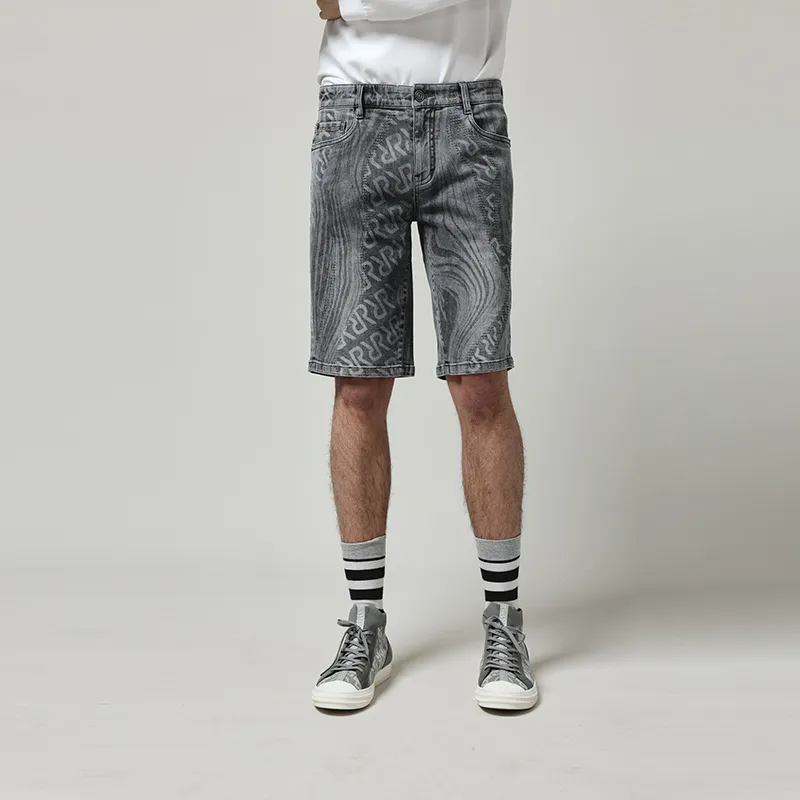 RARE SS23 Denim Shorts Men's Gray-3