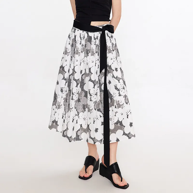Cubic Out Of The Peach Series Casual Long Skirts Women's-7