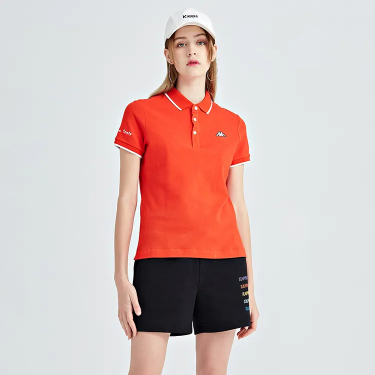 Kappa Polo Shirts Unisex Red 553-2