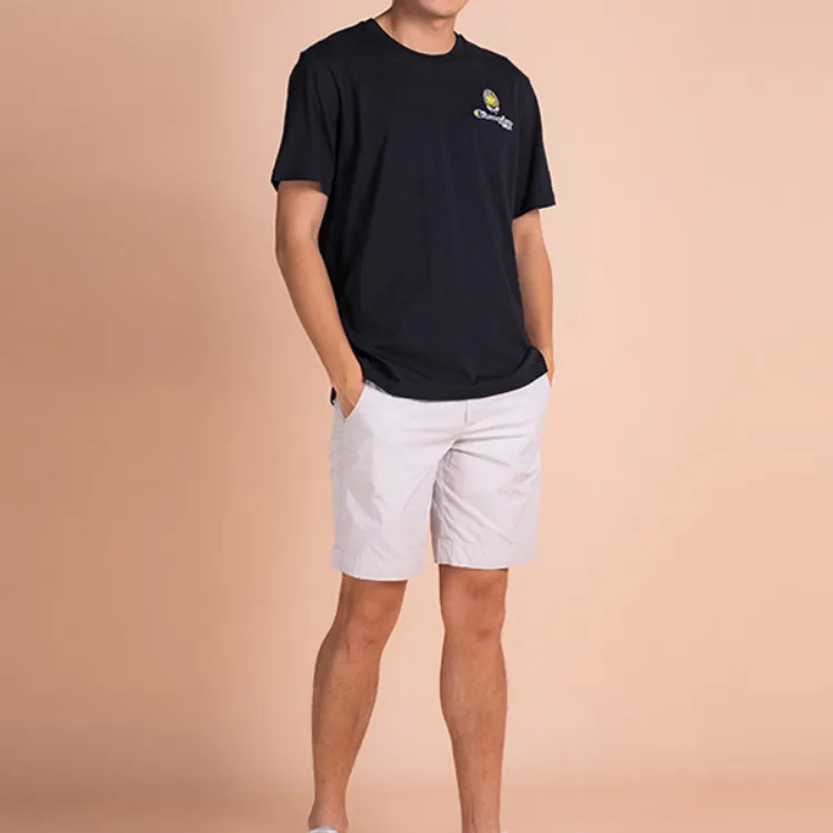 Champion x SMILEY Crew Neck Fitted Straight Short-Sleeved T-Shirt US Version Men's Black-5