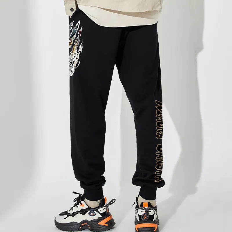 SANSYAS HONGLIANZHIMENG Jogger Casual Pants Unisex Black-2