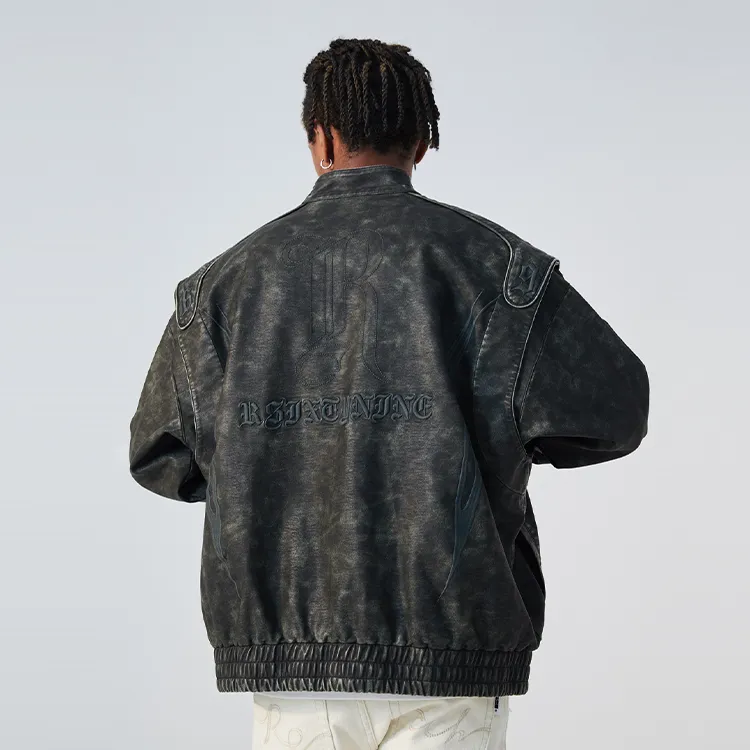 R69 Redh Fw22 FW22 Loose Fit Mock Two Piece Jacket Unisex-14