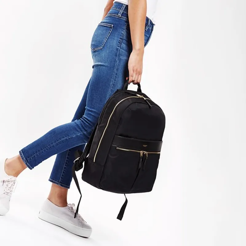 KNOMO Polyester Backpack Regular Unisex Black-1