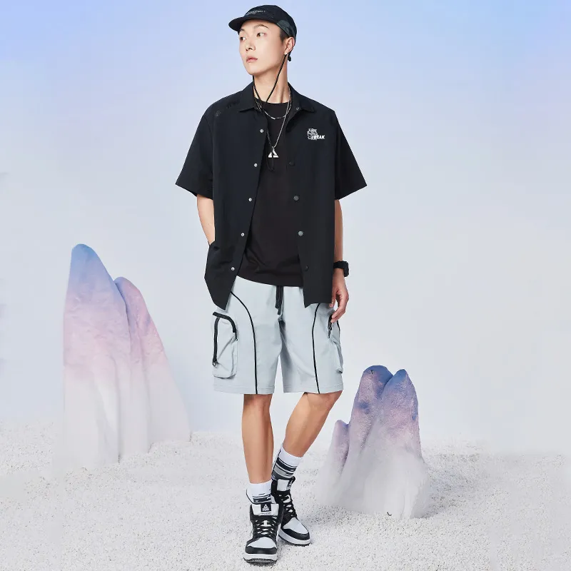 PEAK Shirts Men Black-6