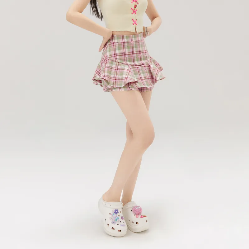 LA CRAWFISH Casual Short Skirts Women's-8