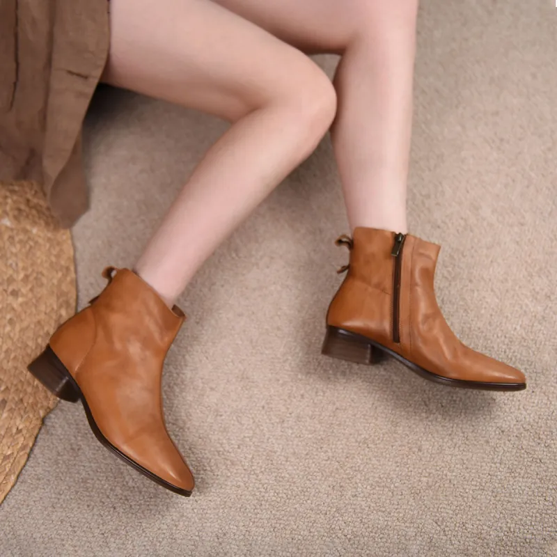 ARTMU Ankle Boots Women's Coffee/Camel-12