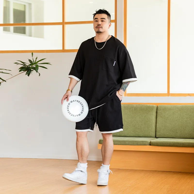 WAYNEXZAVIER Casual Shorts Men-12