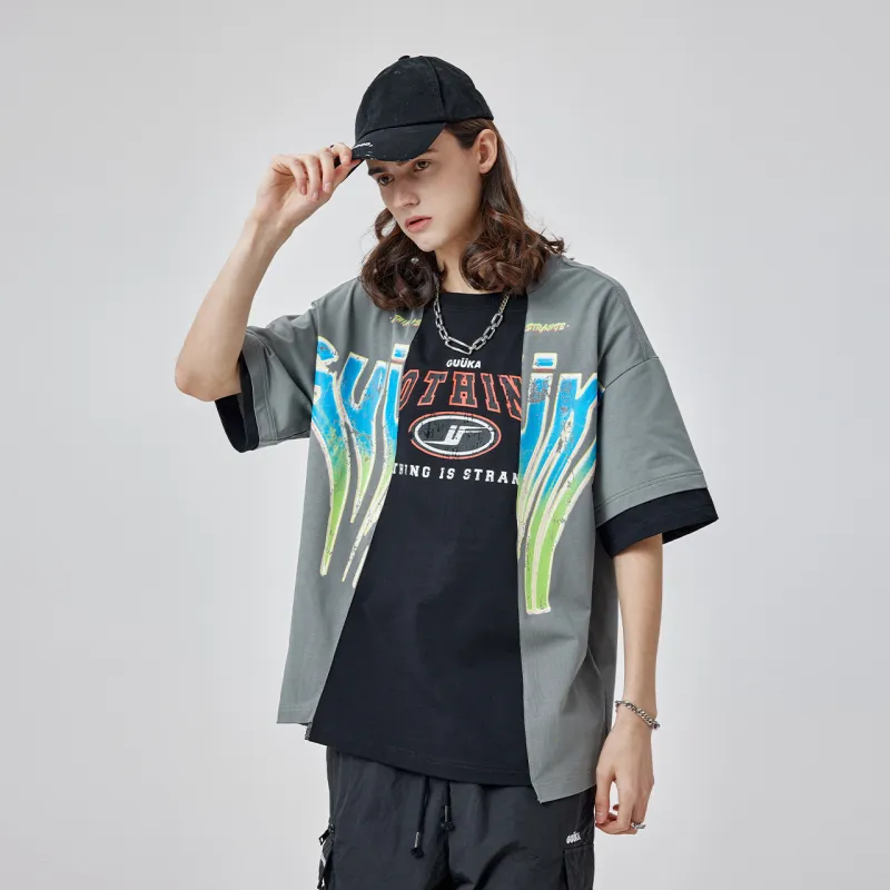 Guuka T Shirts Men Medium Gray-7