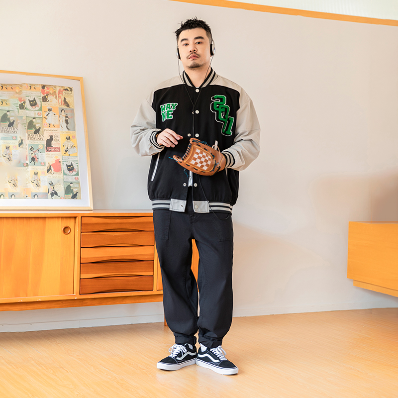 WAYNEXZAVIER Casual Pants Men Black 3XL - POIZON